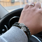 Beaded Bracelet -  with Calligraphy