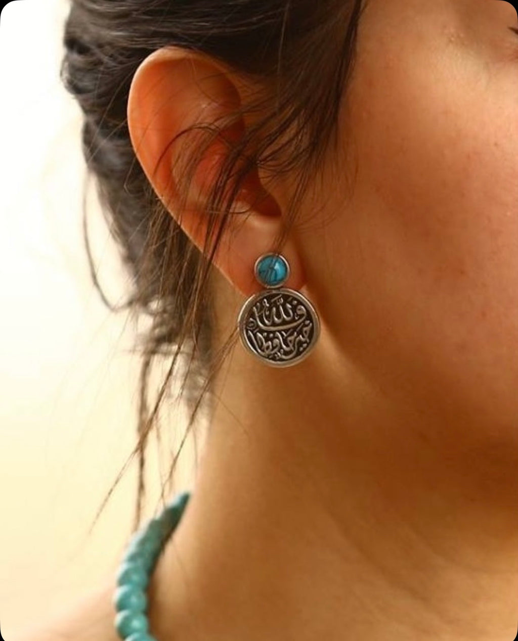 AL Hafiz Fayrouz Earrings